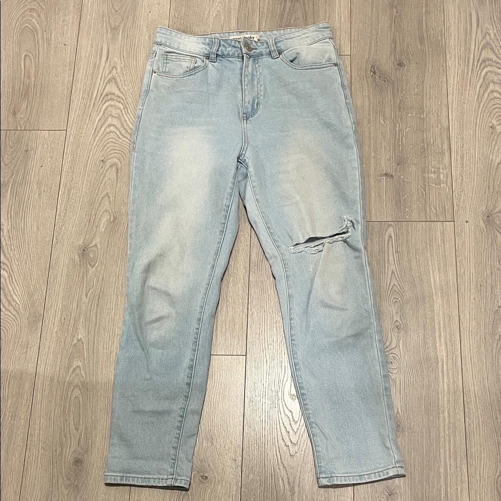Light Blue Distressed jeans
